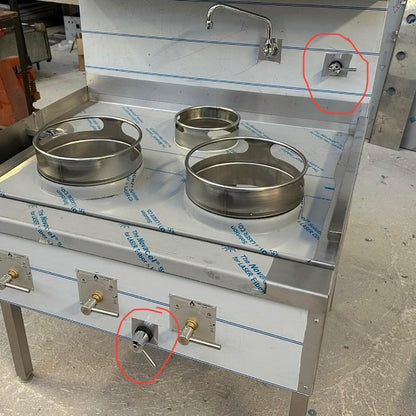 T型炉头水阀2(垫片或1/2”内丝接口)