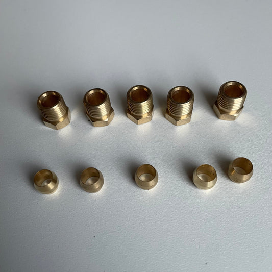 6mm卡套加M10螺丝(火种连接安全阀接头）